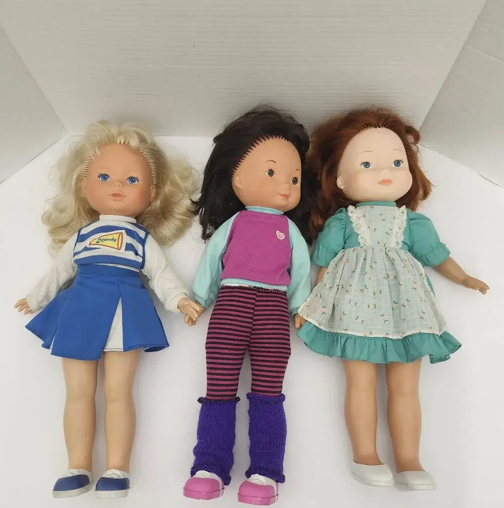 Vintage Fisher-Price My Friend Dolls Lot of 3 Mandy Jenny Becky